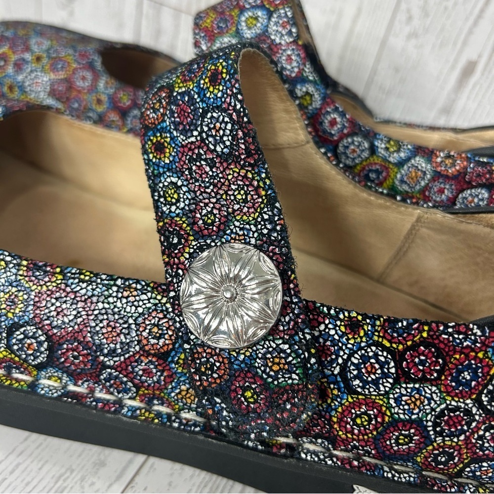 Alegria Paloma Wallflower US Size 11.5/12 (EU Size 42) Mary Jane Type Shoes - Picture 10 of 14